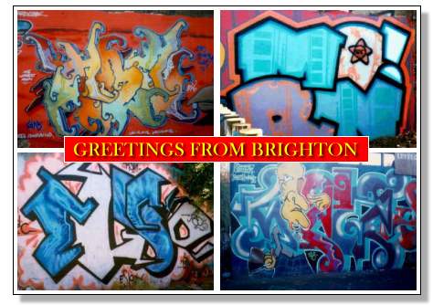 graffiti brighton