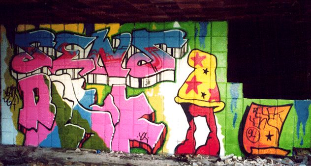 His characters often appear in graffiti art. Several collections of his are 