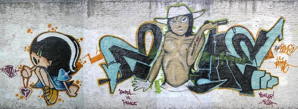Nou Colors - Playboy por Skolas. #graffiti #streetart #brasil