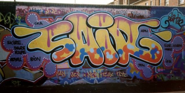 Graffiti on UK Walls - Westbourne Park